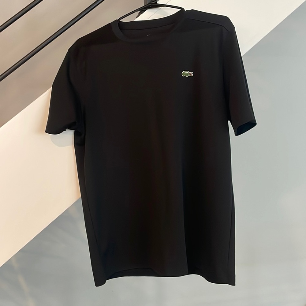 Lacoste sport t shirt black - size M